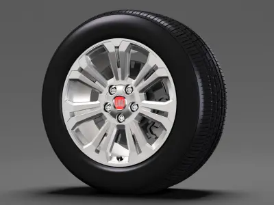 Fiat Talento Van wheel 2016 3D model