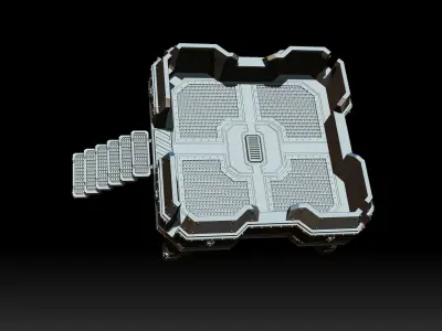 PLATFORM 1 - 3D PRINTABLE MODEL 3D 3D print model