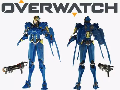Overwatch Pharah 3D model