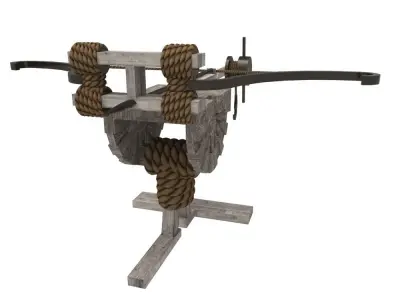 Ballista Low-poly 3D model