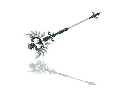 Royal Guard Scepter Low-poly 3D model