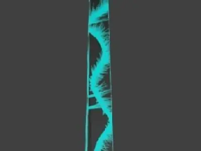 Frost-sword sword Free low-poly 3D model