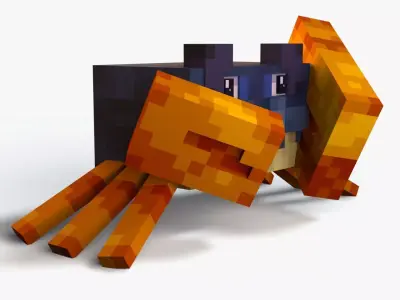 Minecraft Crab Low-poly 3D model