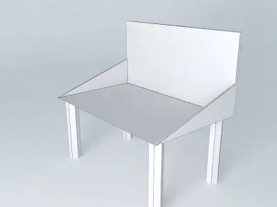 An outdoor chair. Free 3D model