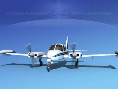Cessna 310 V13 3D model