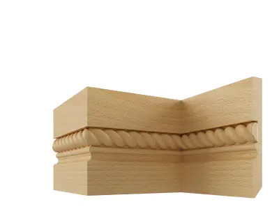 collection of 3D skirting board Free low-poly 3D model