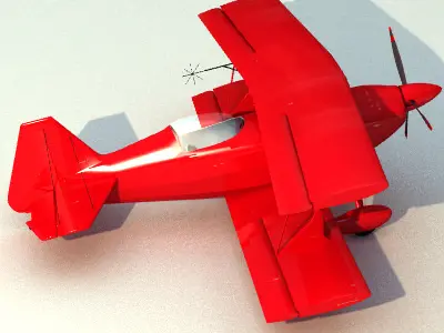 Pitts Custon Aerobatic Plane 3D model