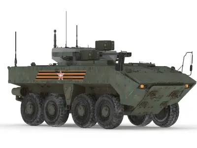 VPK 7829 Bumerang Low Poly Low-poly 3D model