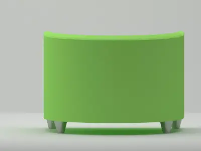 Modern Armchair Free 3D model shop