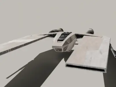 Rogue One u-wing concept 3D model