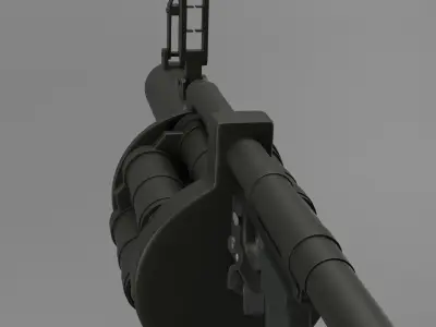Grenade Launcher 3D model 5