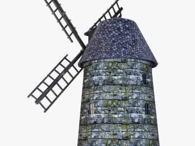 Old Windmill 3D model
