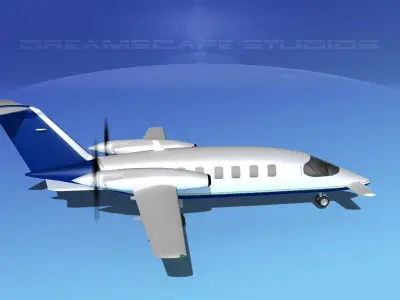 Piaggio Avanti P180 V07 3D model