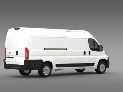 Fiat Ducato Van L4H2 2017 3D model