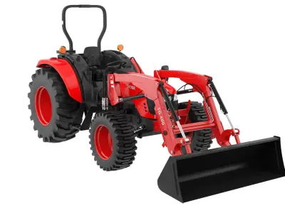 Tractor 3D model 5