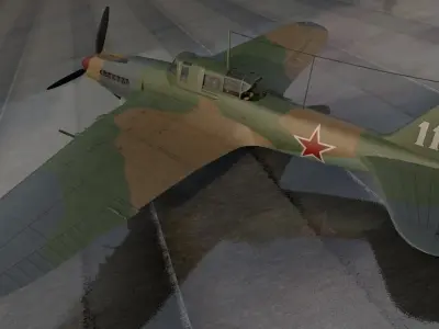 Ilyushin IL-2M3 Sturmovik 3D model