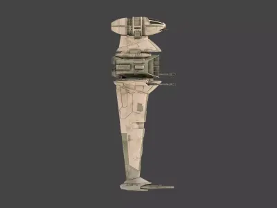 B-wing Starfighter - Star Wars 3D model
