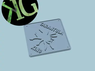 STL File - KG Customs AND Creations Pet Signs 2 - No supports 3D model