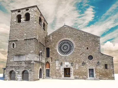 San Giusto Cathedral Low-poly 3D model