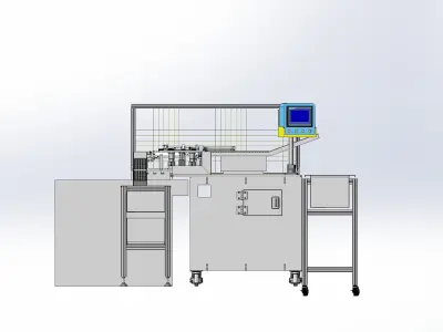 Loading and unloading machine 3D model