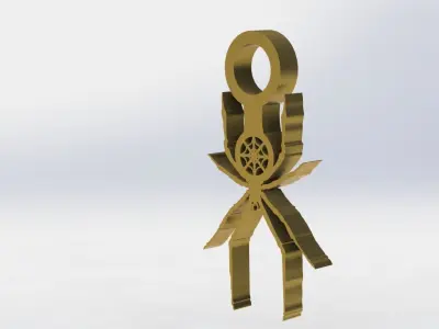 Spider Pendant Spider Web 3D print model
