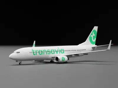 Boeing 737-800 Transavia 3D model