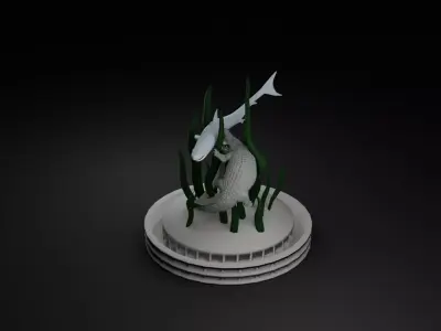 Surabaya Statue 3D model