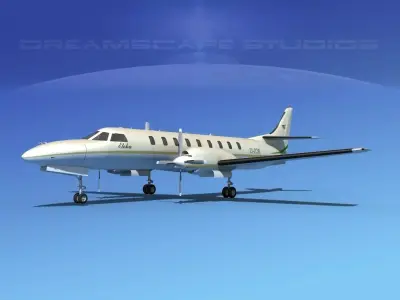 Swearingen SA226 Metroliner Etoha 3D model
