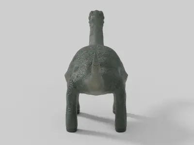 3D Argentinosaurus Model dinosaur statue Low-poly 3D model