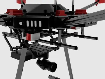 dji matrice 600 pro 3D model