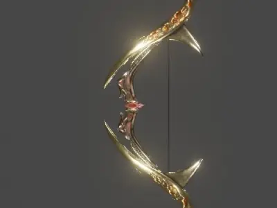 Mystic Bow based on a design by one of my colleague 3D model