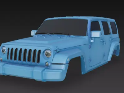 Jeep body 3d model 3D model