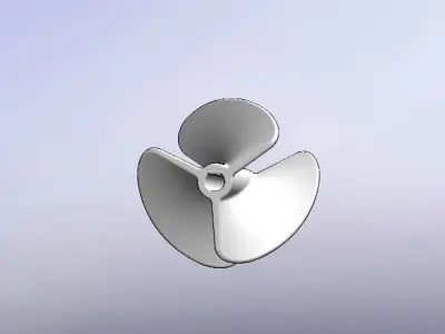 water Jet 70mm 3D print model