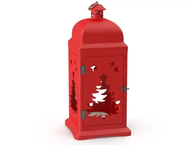 Christmas Lantern 01 3D model