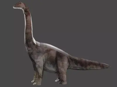 BRACHIOSAURS DINOSAUR Low-poly 3D model