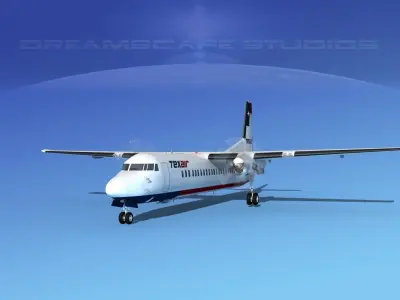 Fokker F-60 Texair 3D model