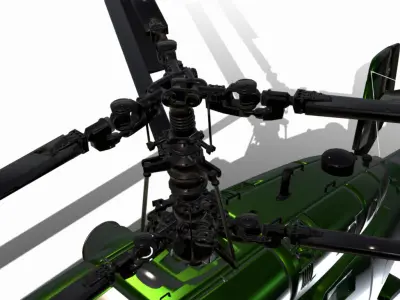 Kamov Ka 27 Low-poly 3D model