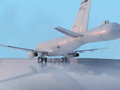 Boeing USAF NT-43A - RAT 55 - The STEALTH VALIDATOR Low-poly 3D model