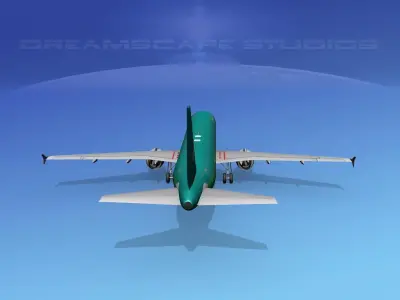 Airbus A321 Aer Lingus 3D model