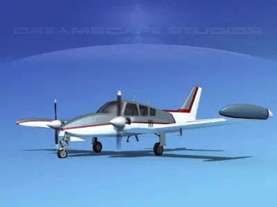 Cessna 320 Skyknight V11 3D model