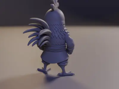 Ronin Rooster 3D print model
