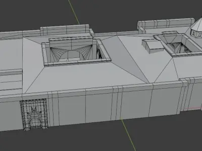 Gevser Nesibe Sifahanesi Low-poly 3D model