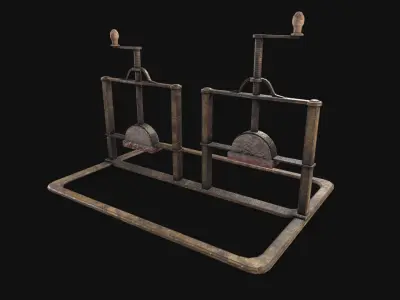 Dungeon Hand Crusher Low-poly 3D model