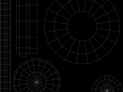 low poly shield wooden Free low-poly 3D model