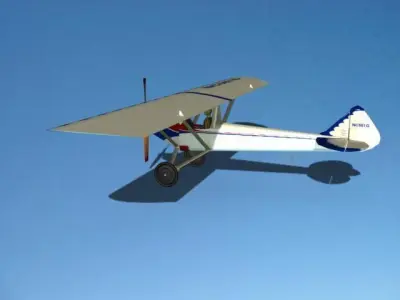 Heath Parasol Toy Plane 2 3D model