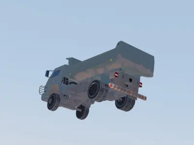 Worker 4X4 EB Tipper Low-poly 3D model