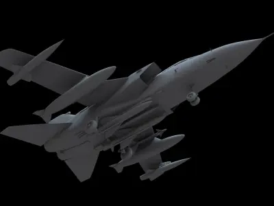 Panavia Tornado IDS Free low-poly 3D model
