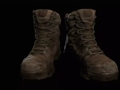 Military Boosts   -  Game ready model Low-poly 3D model