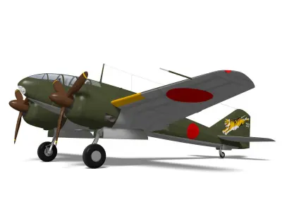 Ki46 Type III early Dinah 3D model