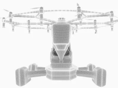 Airlift Hexa 3D model